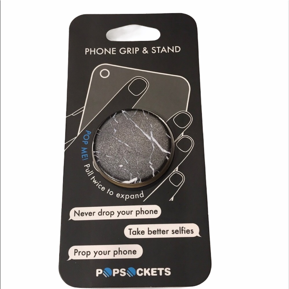 PopSockets Black Marble PopSocket